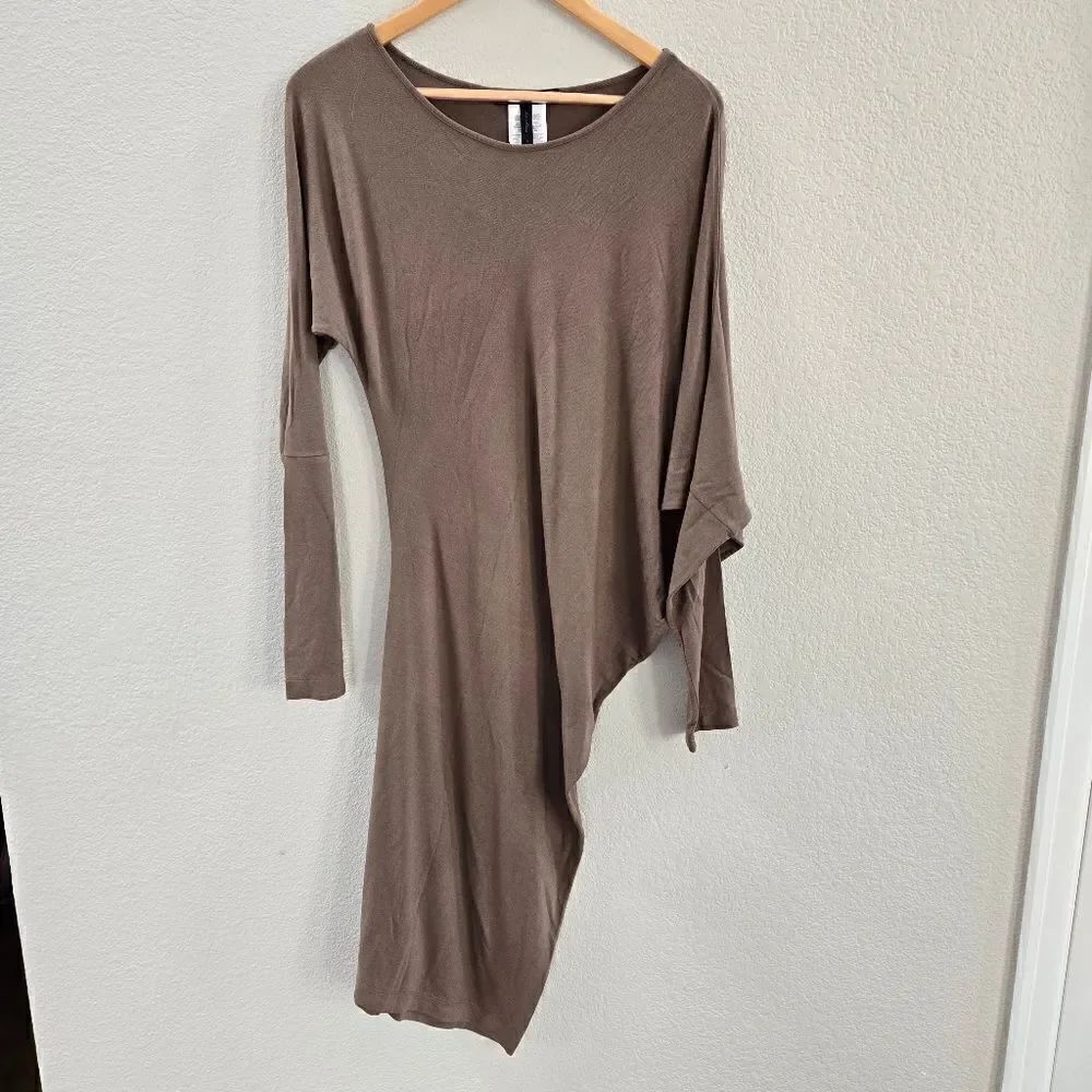 BCBGMAXAZRIA asymmetric dress size L
